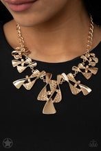 Load image into Gallery viewer, SANDS OF PHYSICAL TIME MOOD GOLD NECKLACE SET