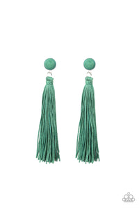 Tightrope Tassel Green