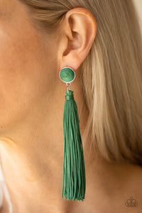 Tightrope Tassel Green