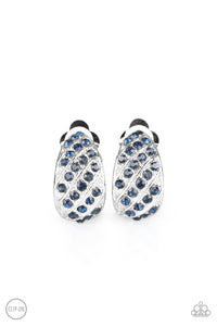 Sparkling Shells Blue Clip On