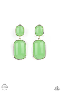 Meet Me At The Plaza Green Clip-On