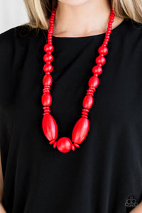 Summer Cabona Red Necklace Set