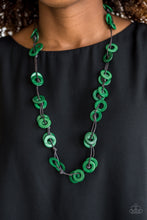 Load image into Gallery viewer, Ocean Vacay Waikiki Green Necklace Set
